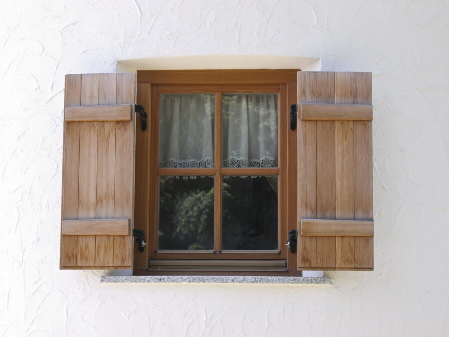 Fenster mit Sprossen